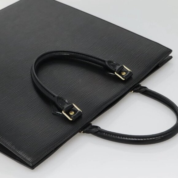 LOUIS VUITTON Epi Sac Plat Hand Bag Black M59082 LV Auth 134789 - Picture 6 of 12